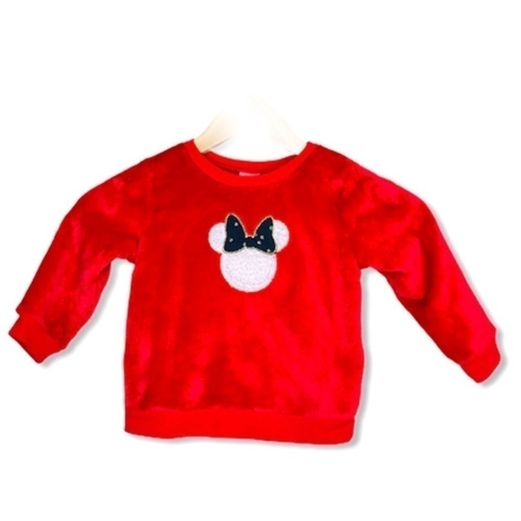 DISNEY Jumping Beans Red Minnie Mouse Sweatshirt - Picture 1 of 6